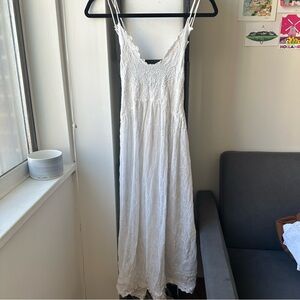 Free People White Maxi Dress